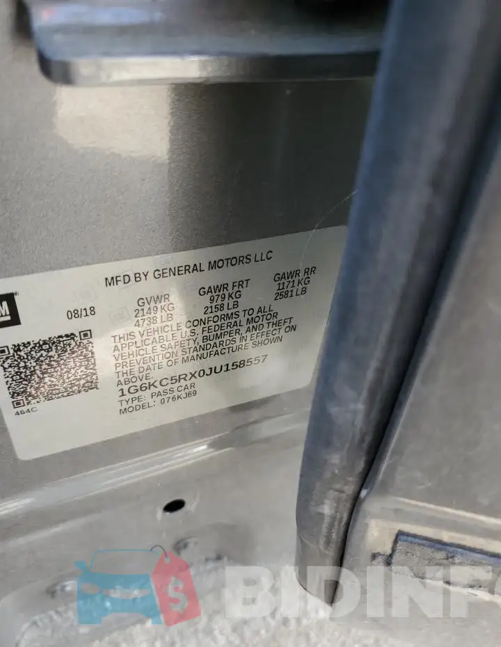 1G6KC5RX0JU158557 Photo# 13