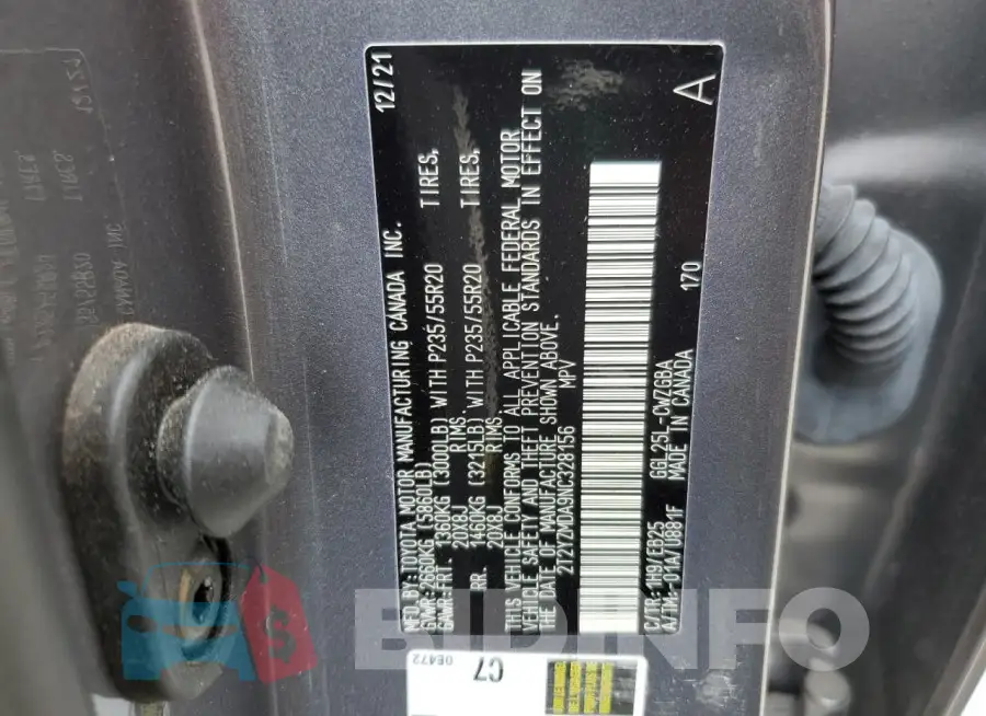 2T2YZMDA9NC328156 Photo# 14