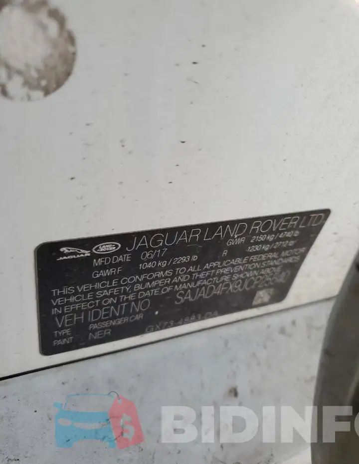 SAJAD4FX9JCP25540 Photo# 13