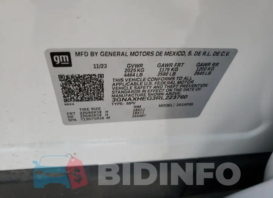 3GNAXHEG3RL223760 Photo# 13