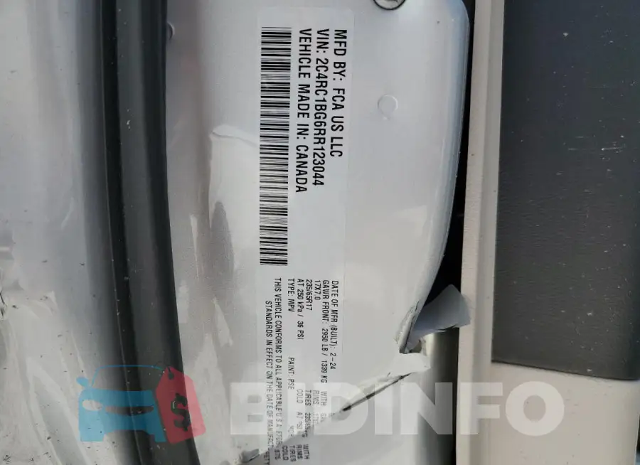 2C4RC1BG6RR123044 Photo# 13
