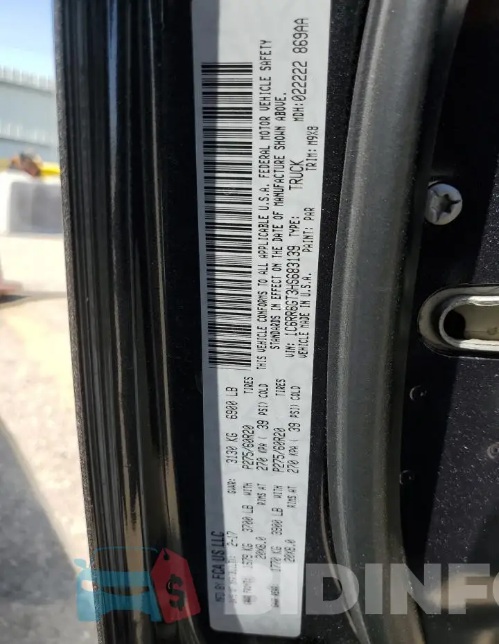 1C6RR6GT3HS683139 Photo# 12