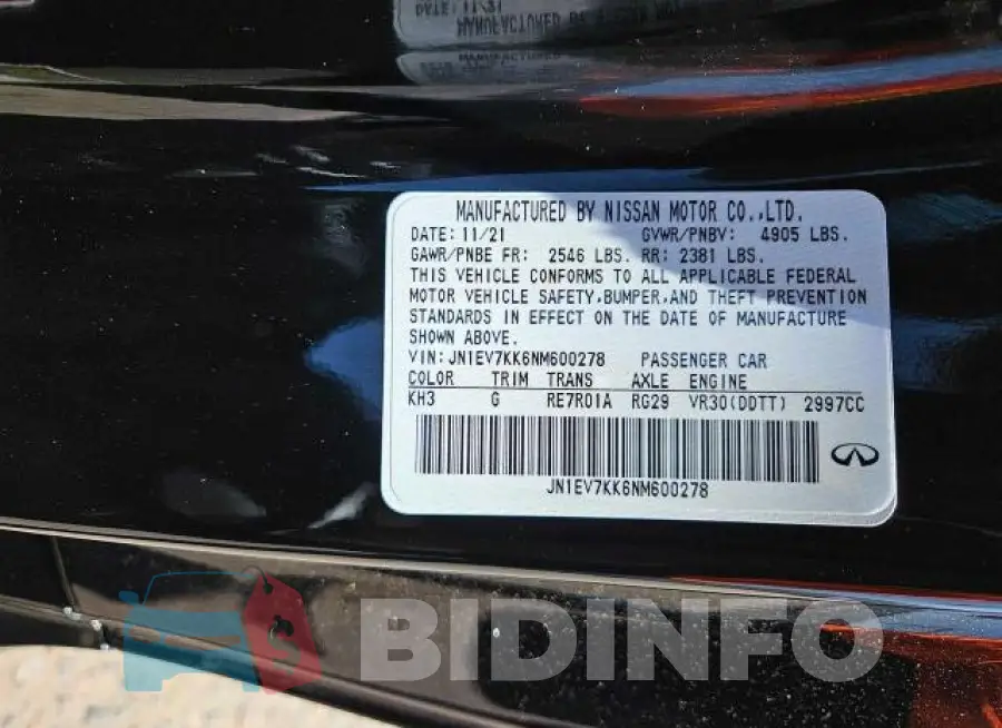 JN1EV7KK6NM600278 Photo# 10