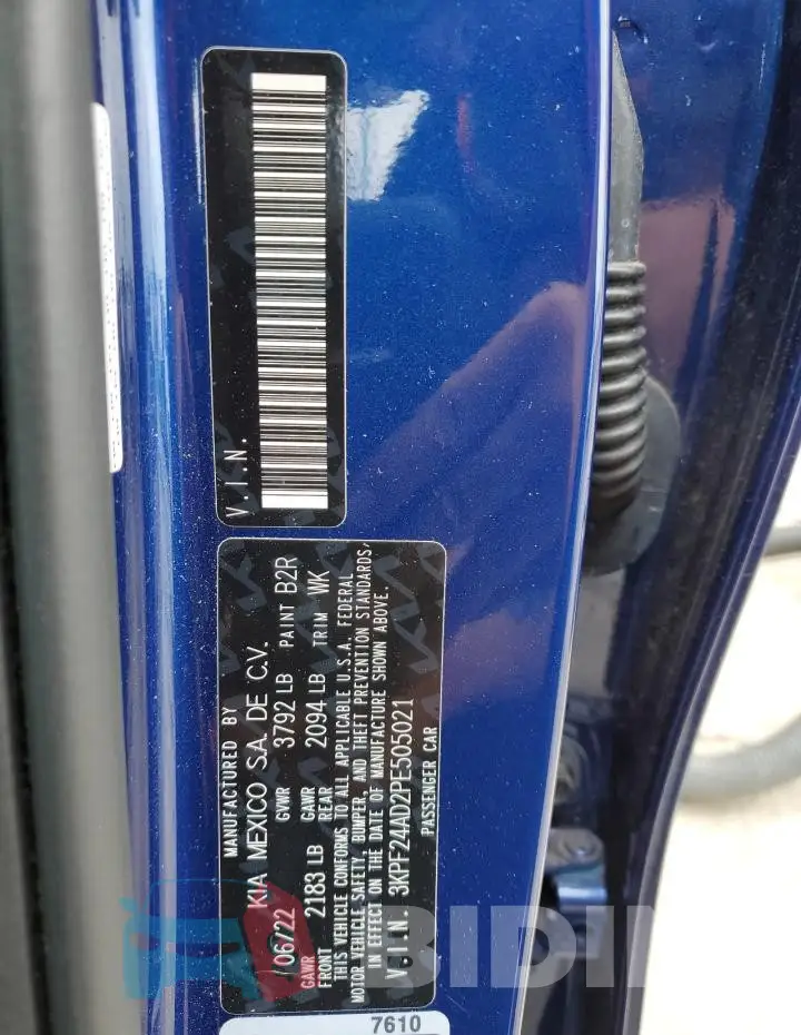 3KPF24AD2PE505021 Photo# 12