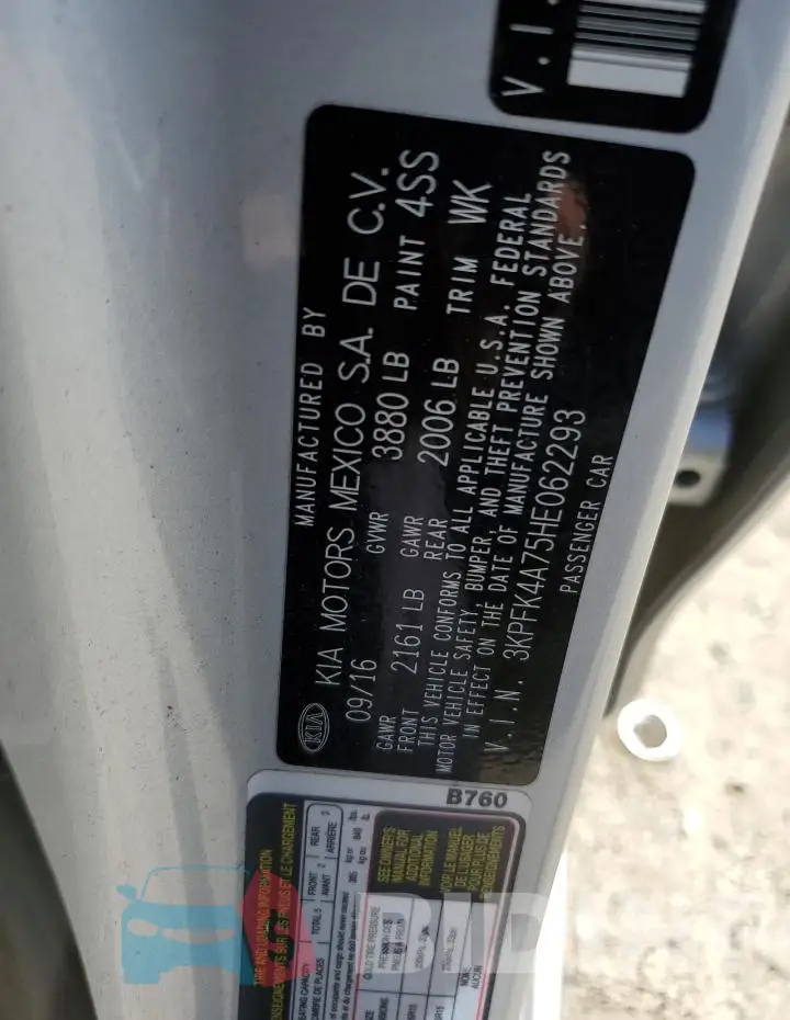 3KPFK4A75HE062293 Photo# 12
