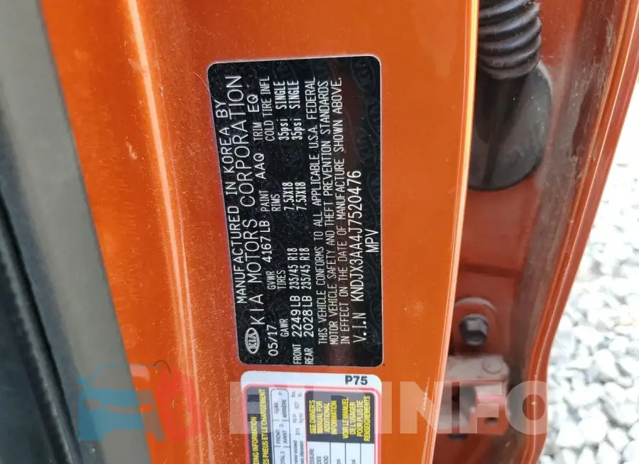 KNDJX3AA4J7520476 Photo# 13