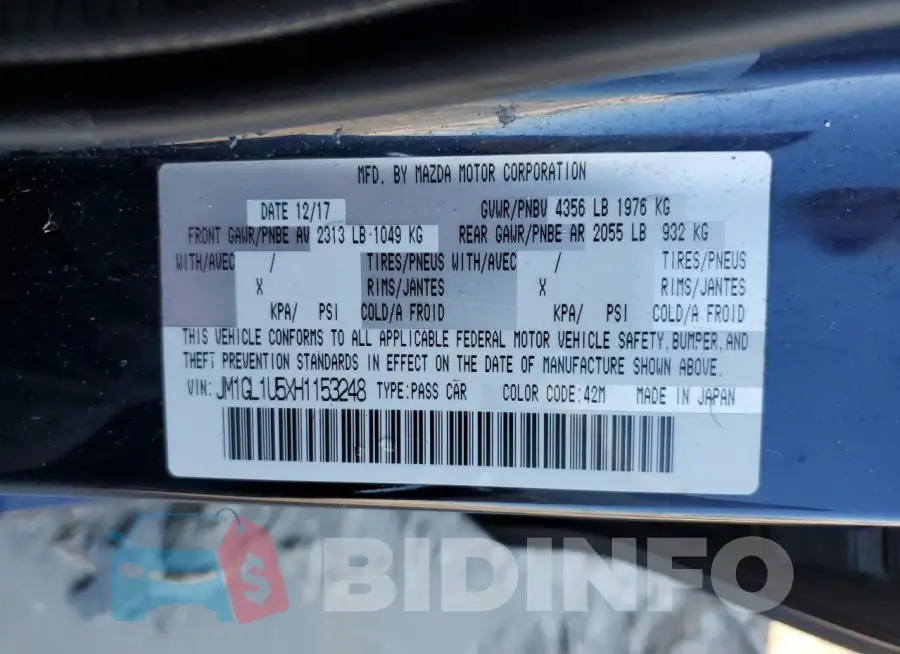 JM1GL1U5XH1153248 Photo# 12
