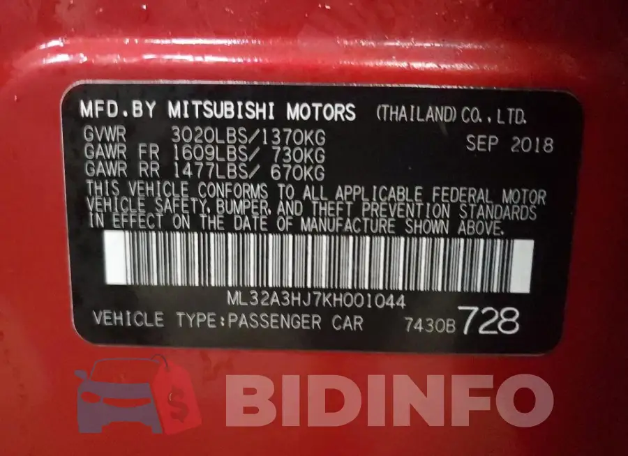 ML32A3HJ7KH001044 Photo# 12