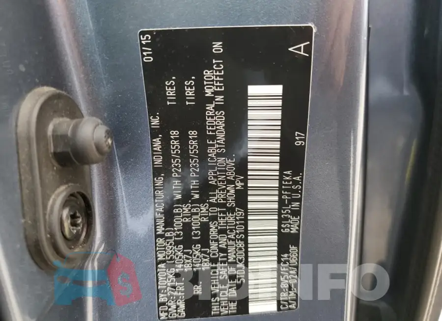 5TDJK3DC8FS101197 Photo# 13