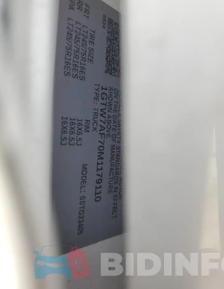 1GTW7AF70M1179110 Photo# 13