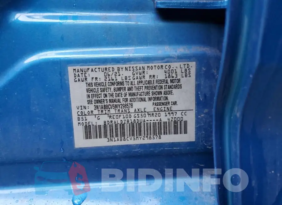 3N1AB8CV5MY298578 Photo# 13