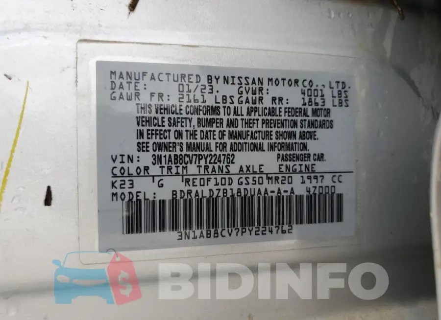 3N1AB8CV7PY224762 Photo# 12