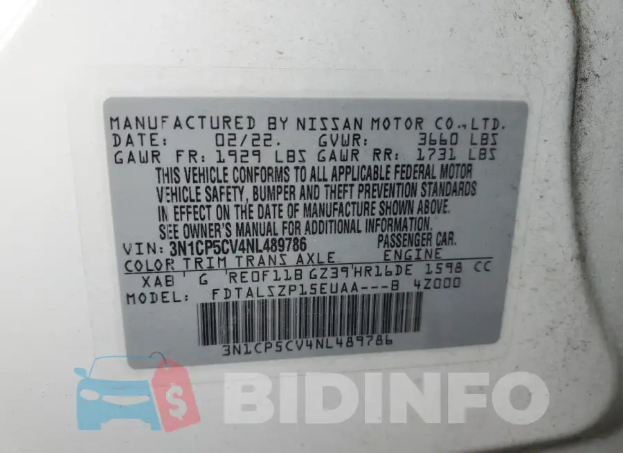 3N1CP5CV4NL489786 Photo# 12