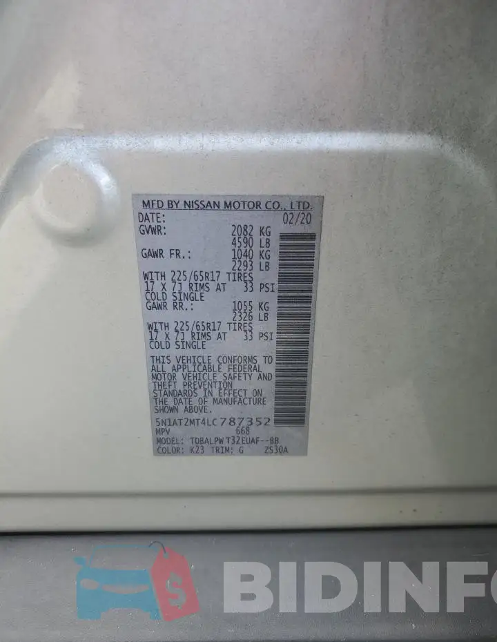 5N1AT2MT4LC787352 Photo# 12