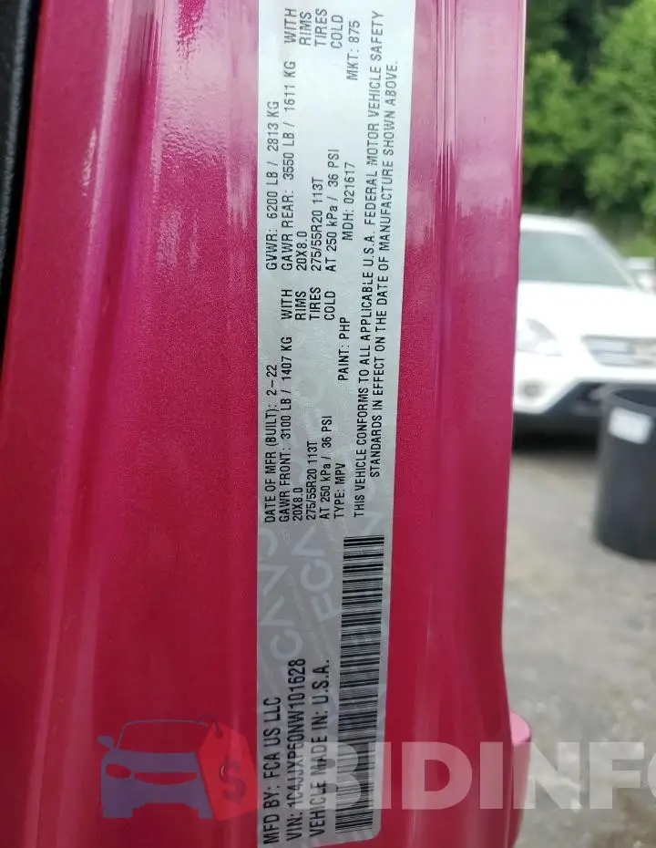 1C4JJXP60NW101628 Photo# 12