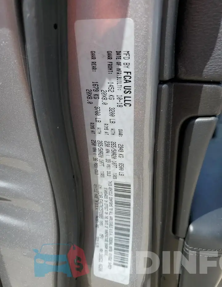 1C4RJEAG7KC572889 Photo# 13