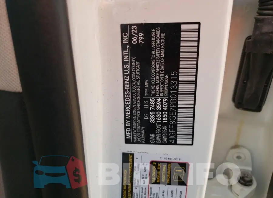 4JGFF8GE7PB013315 Photo# 13