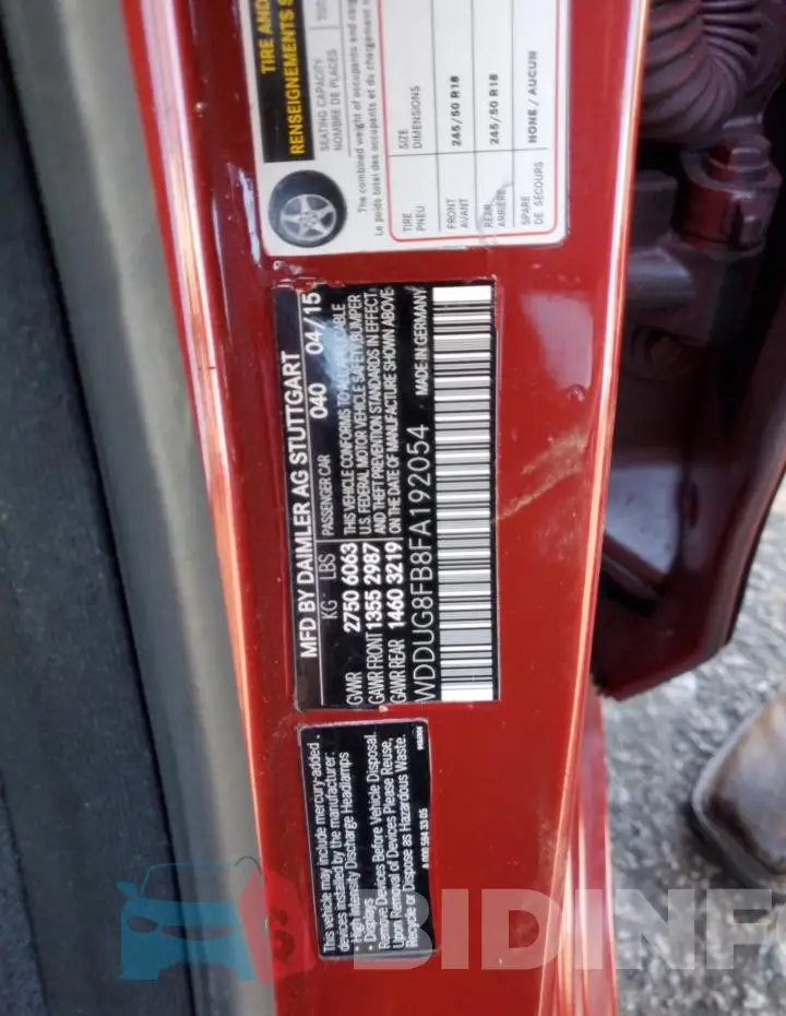 WDDUG8FB8FA192054 Photo# 12