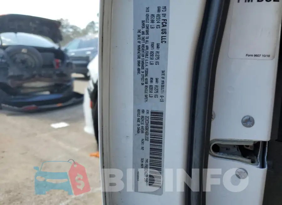 2C3CDXHG6KH681232 Photo# 12