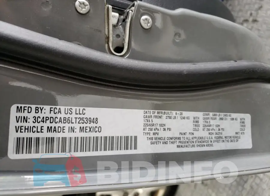 3C4PDCAB6LT253948 Photo# 13