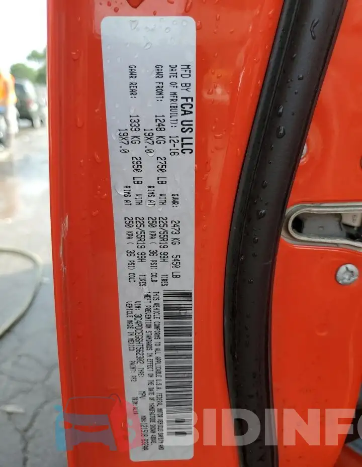 3C4PDCEG6HT562302 Photo# 13