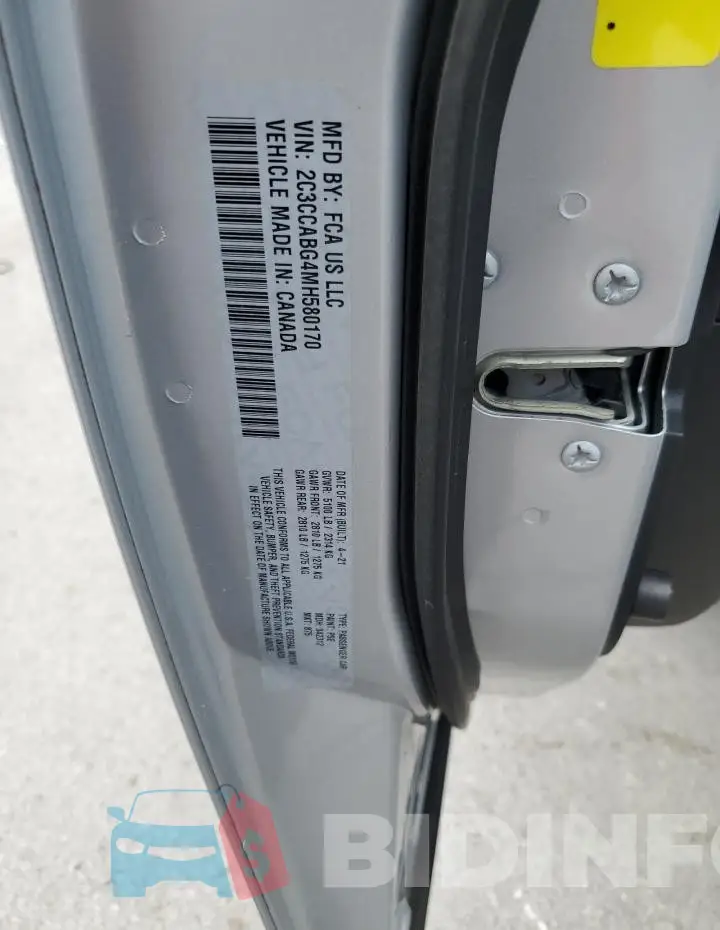 2C3CCABG4MH580170 Photo# 12