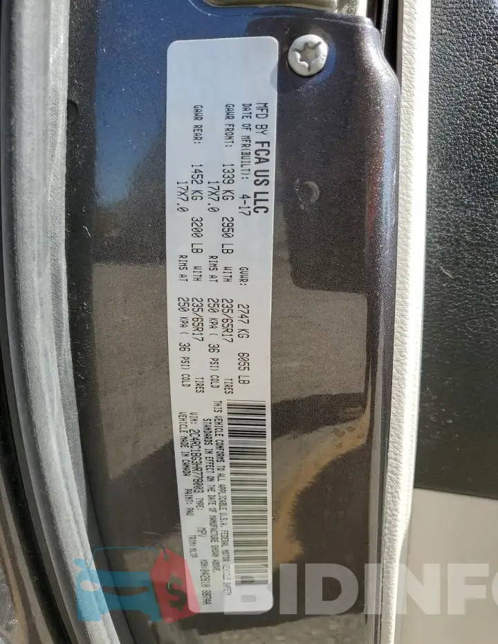 2C4RC1BG3HR778003 Photo# 13