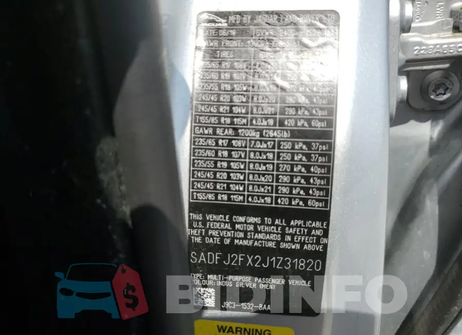 SADFJ2FX2J1Z31820 Photo# 13