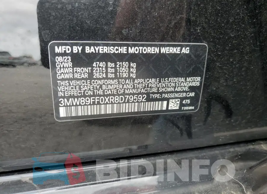 3MW89FF0XR8D79592 Photo# 12