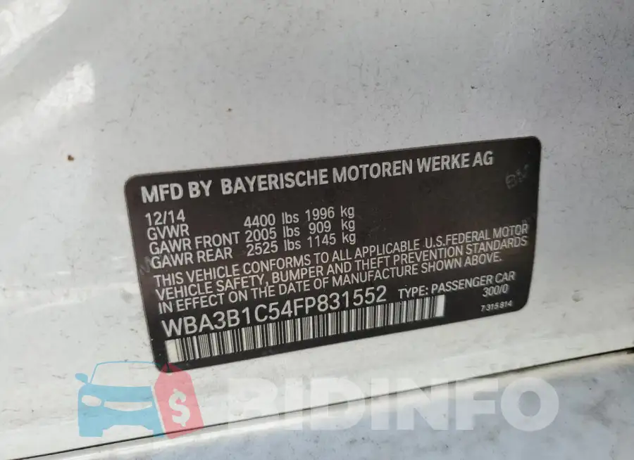 WBA3B1C54FP831552 Photo# 13