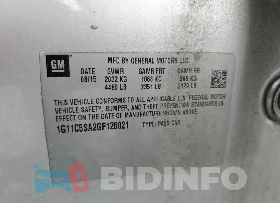 1G11C5SA2GF126021 Photo# 13