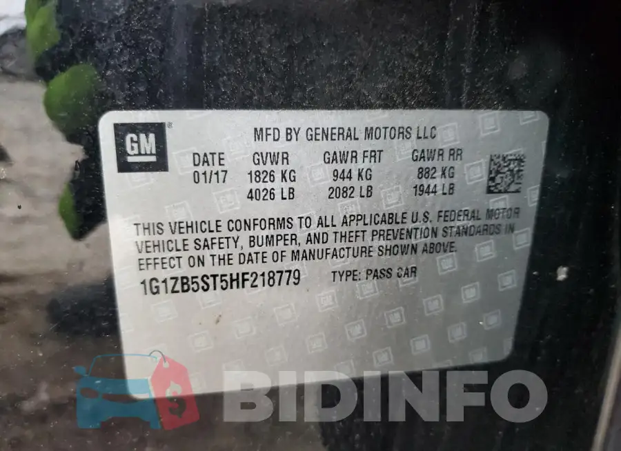 1G1ZB5ST5HF218779 Photo# 12