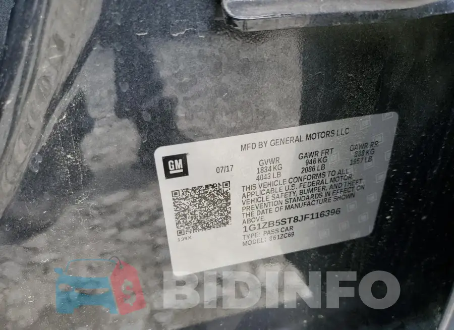1G1ZB5ST8JF116396 Photo# 12