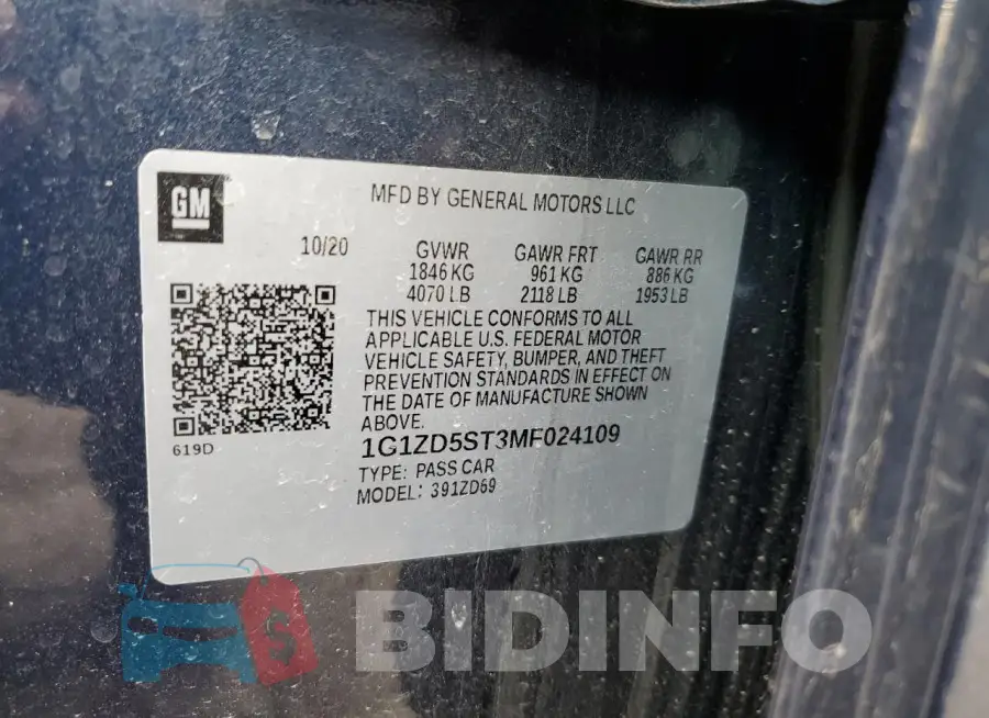 1G1ZD5ST3MF024109 Photo# 12