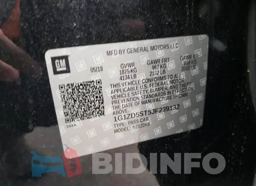 1G1ZD5ST5JF239132 Photo# 12