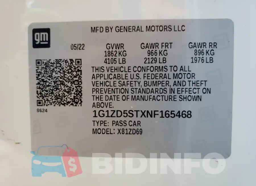 1G1ZD5STXNF165468 Photo# 12