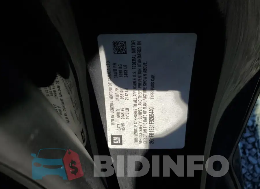 2G1FB1E31F9269449 Photo# 12