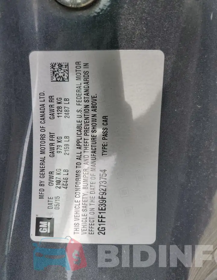 2G1FF1E39F9273754 Photo# 13