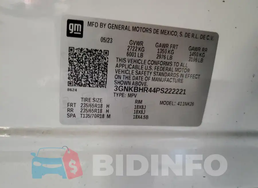 3GNKBHR44PS222221 Photo# 13