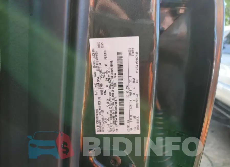 1FTEW1EB8JKD05871 Photo# 12