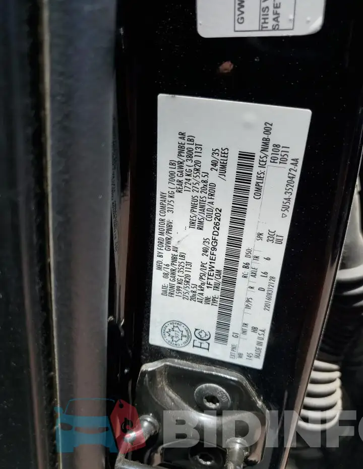 1FTEW1EF9GFD26202 Photo# 12