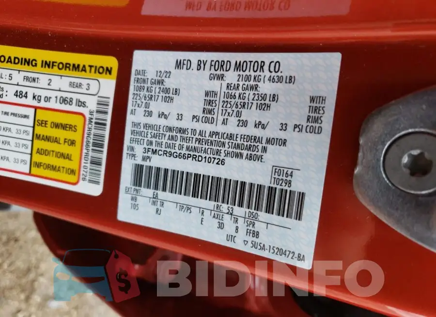 3FMCR9G66PRD10726 Photo# 13