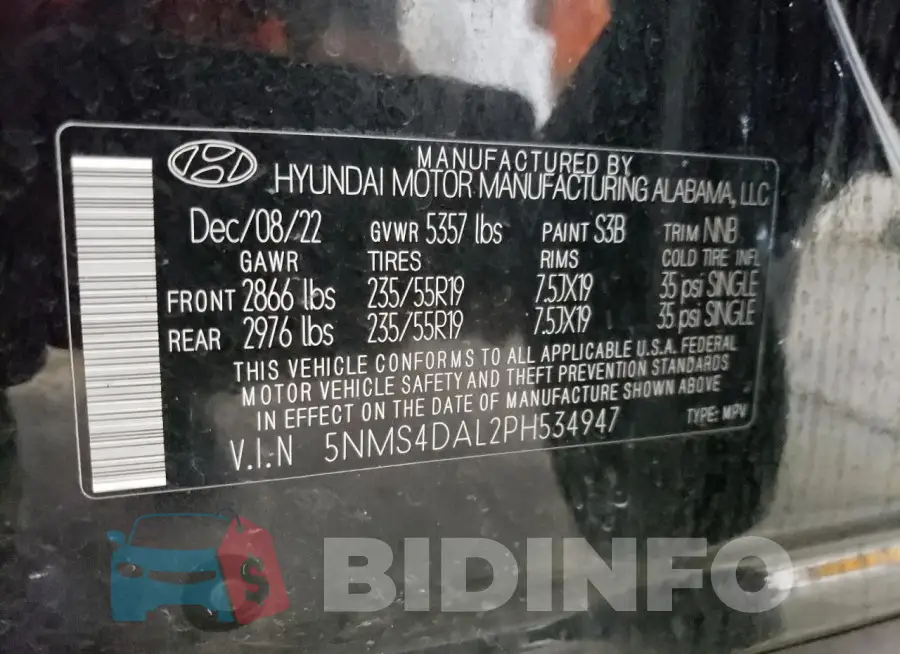 5NMS4DAL2PH534947 Photo# 14