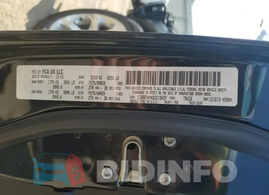 1C6RR7NMXGS219037 Photo# 13