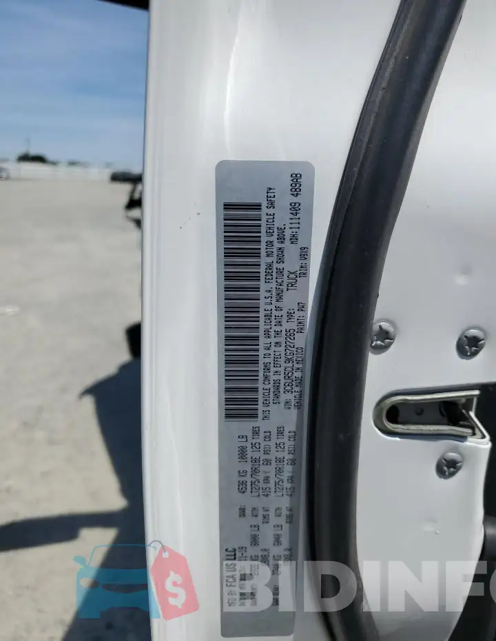 3C6UR5CL9KG727265 Photo# 12