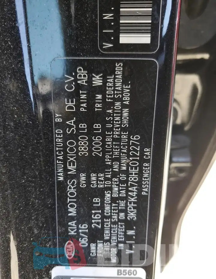 3KPFK4A78HE012276 Photo# 12