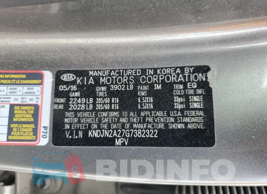 KNDJN2A27G7382322 Photo# 13
