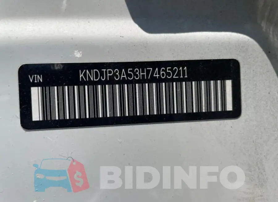 KNDJP3A53H7465211 Photo# 10
