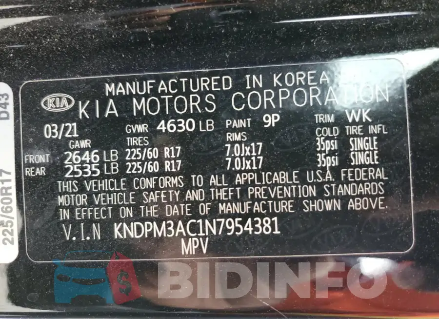 KNDPM3AC1N7954381 Photo# 12