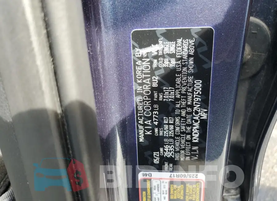 KNDPMCAC2N7975000 Photo# 12